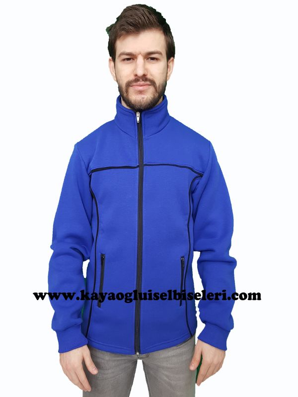SAKS MAVİ ve ARA BİYELİ POLAR MONT